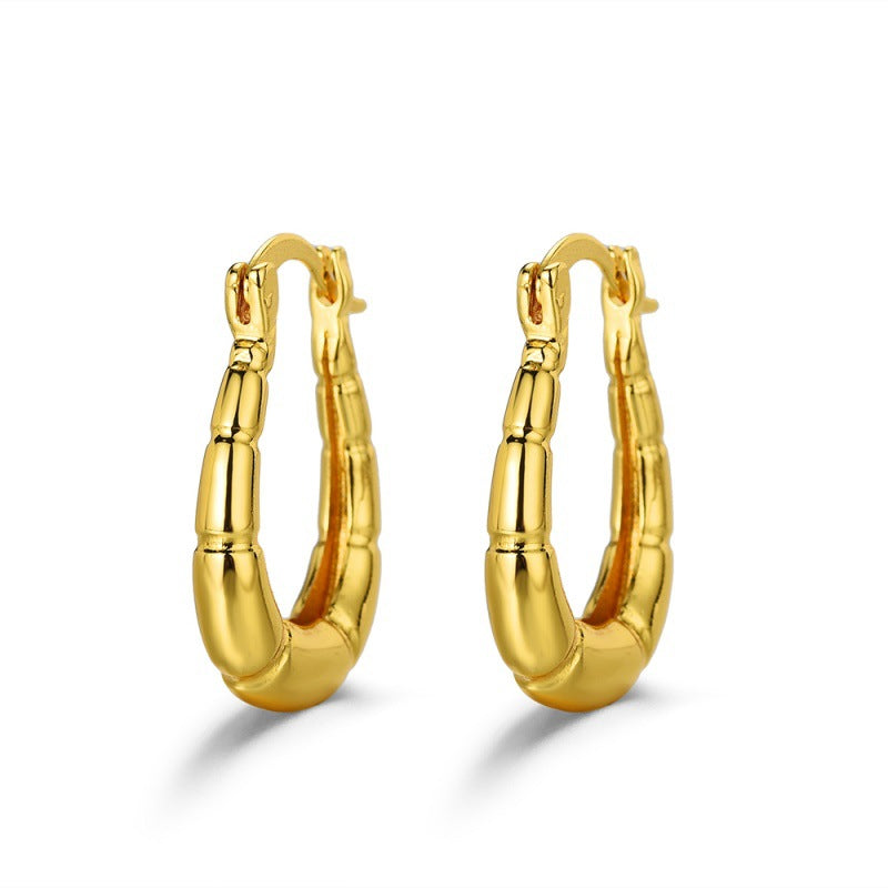 Wholesale Simple White Copper Earrings ACC-ES-ChuangYi004