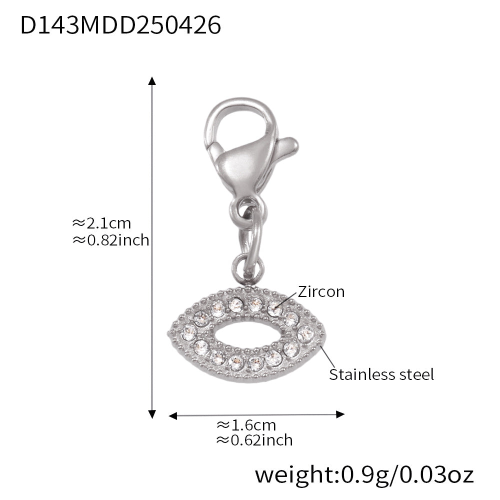 Wholesale Stainless Steel  Creative Gold Plated with Diamond Star DIY Multi-accessory Bracelet