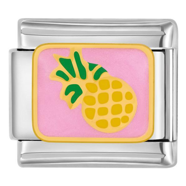 Wholesale Fruit Skateboard Stainless Steel DIY Modular Bracelet Travel Souvenir Jewelry Accessory