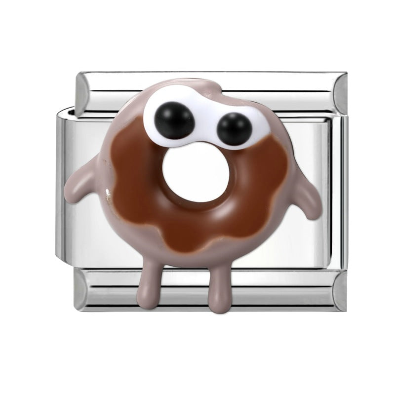 Wholesale Italian Charm Bracelet 9mm DIY Splicing Cute Creative Stainless Steel Composable Bracelet