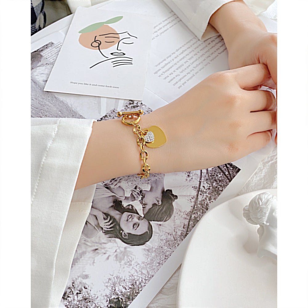 Wholesale Love Titanium Steel Bracelets ACC-BT-GJ009