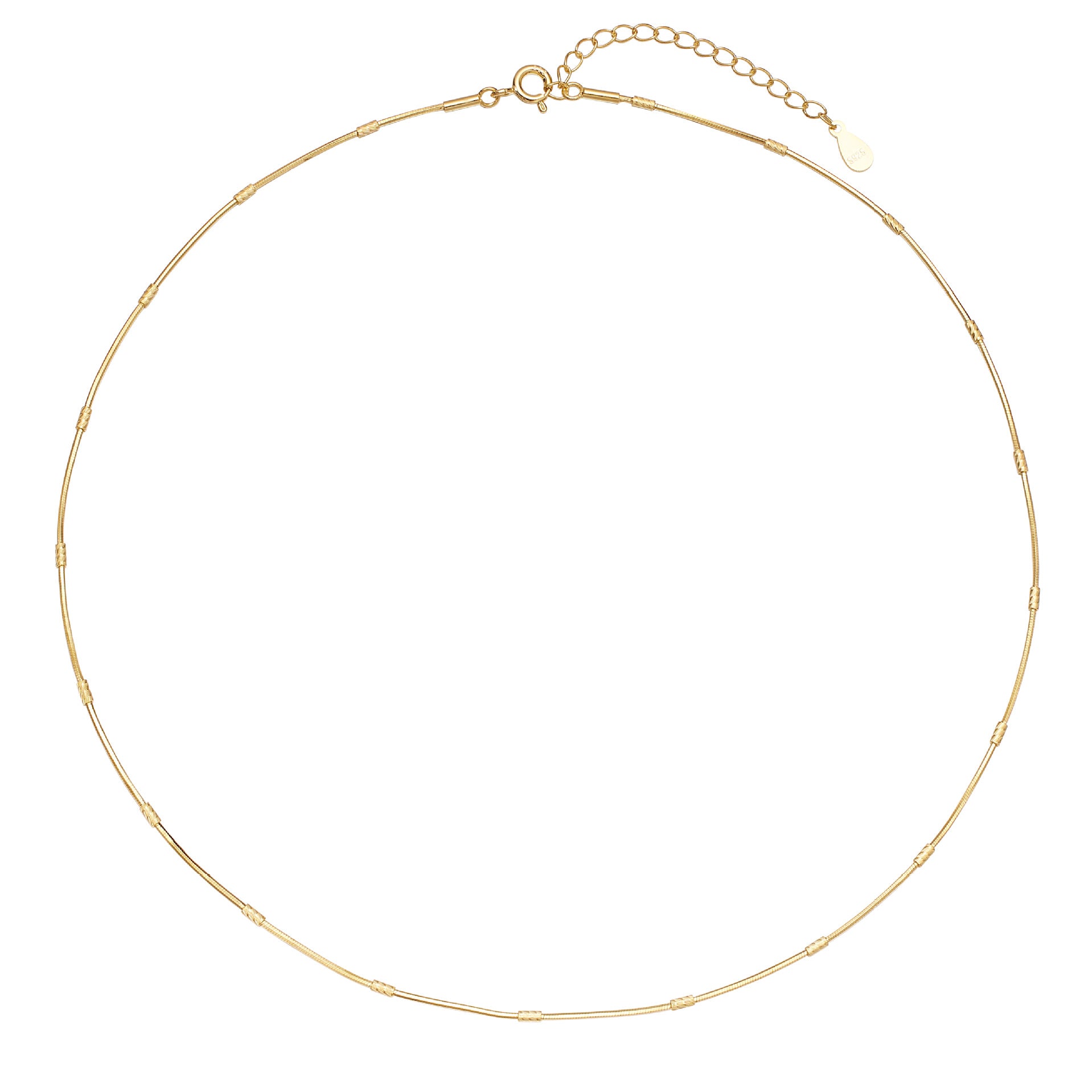 Wholesale 925 Sterling Silver Fashion Simple Geometric Flower Tube Chain