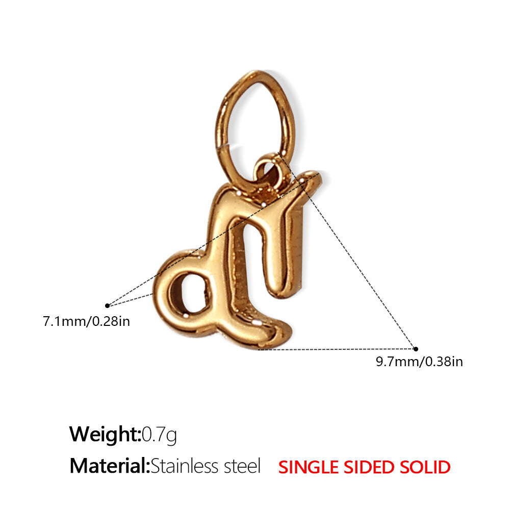 Wholesale  Twelve Contions Stainless Steel  Charms