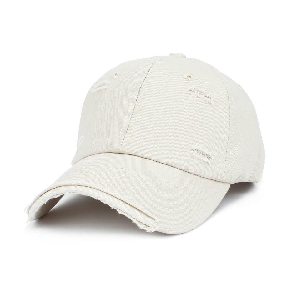Wholesale Hole Baseball Cap Soft Top Cotton Hat ACC-HT-RongZhao019