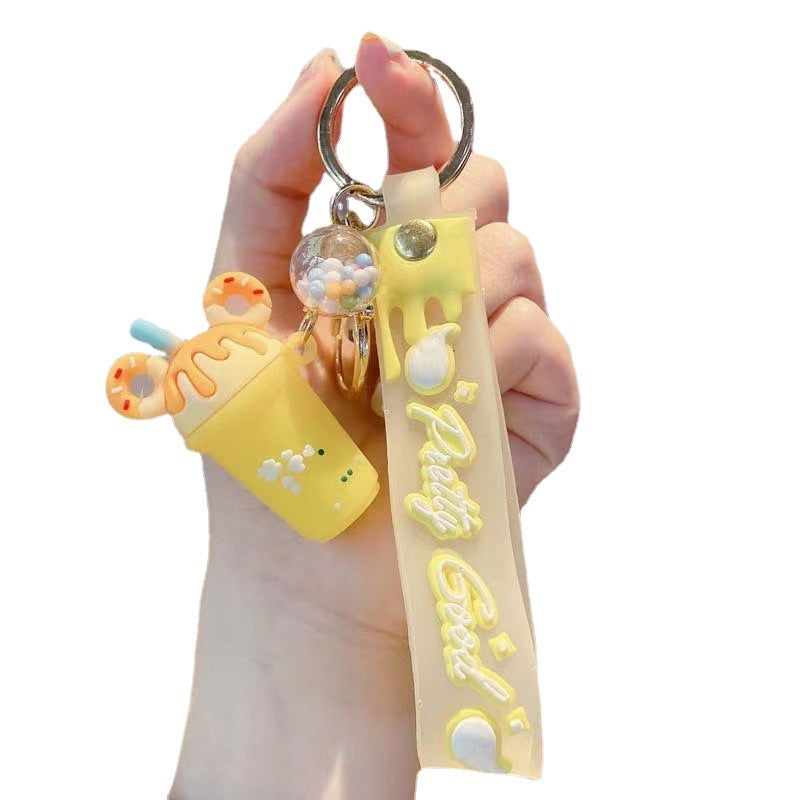 Wholesale Cute cartoon silicone keychain