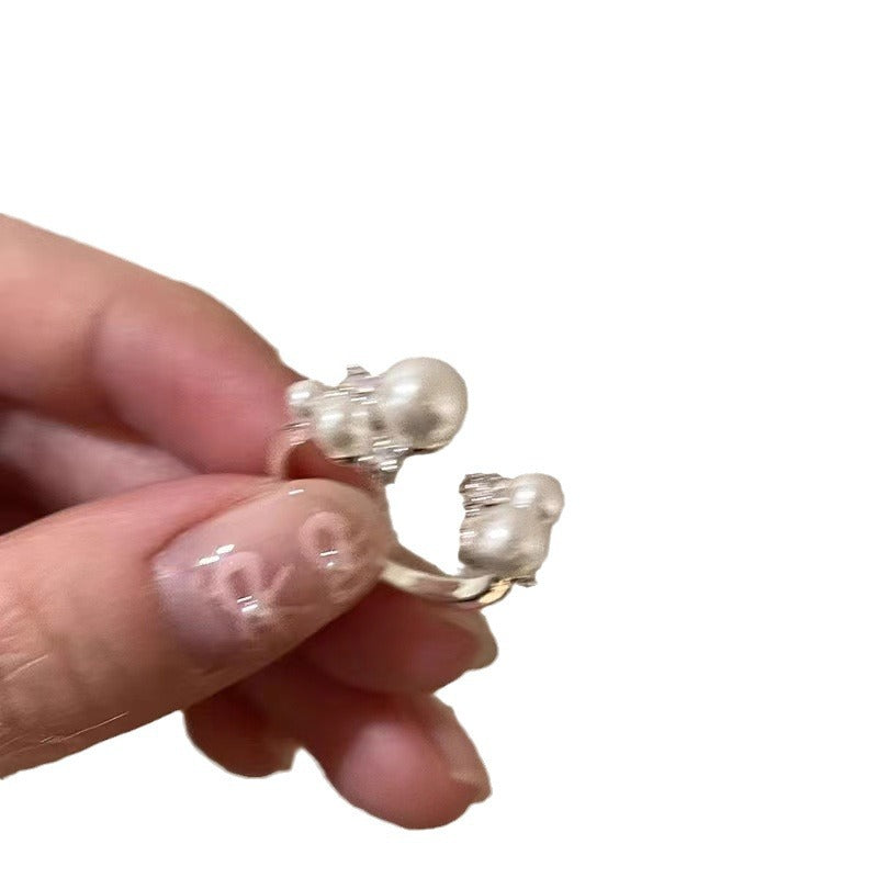 Wholesale  Bow Diamond Ring  Opening Adjustable Ring