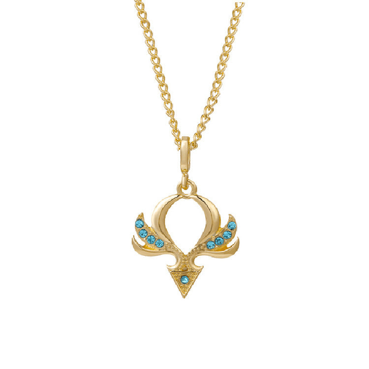 Wholesale Anime Alloy Pendant Necklace Geometric Design Fashion Jewelry Accessory Boutique Resale