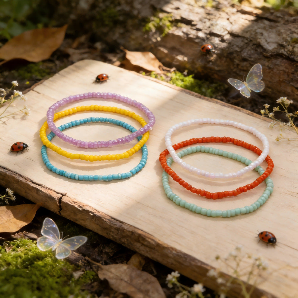 Wholesale Handmade Natural Stone Beaded Bracelets Stacked Design Unisex Everyday Wear