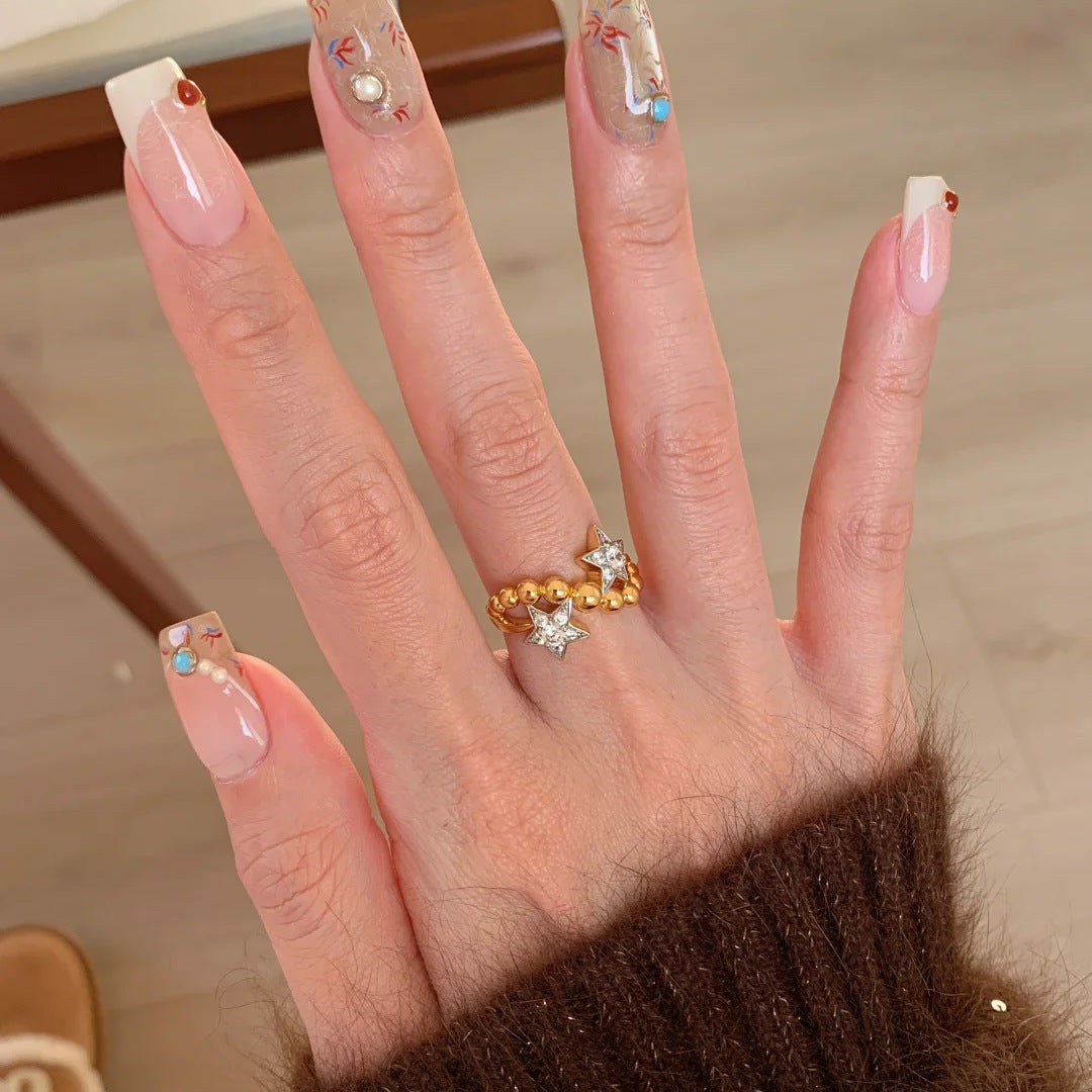 Wholesale Light Luxury  Gemini Ring