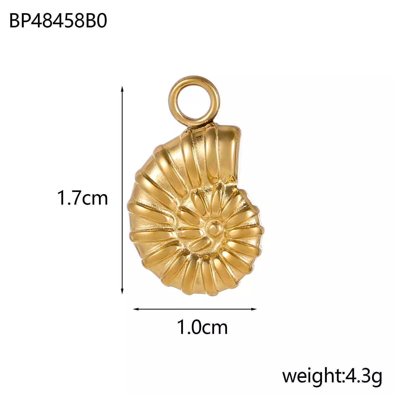 Wholesale Marine elements Stainless steel starfish tropical fish marine life pendant