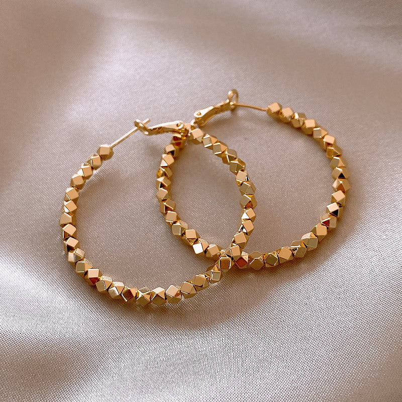 Wholesale Broken Silver Big Fit Round Earrings