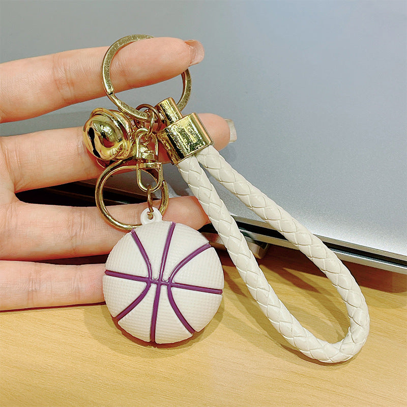 Wholesale Basketball Silicone Keychain ACC-KC-QiHang001
