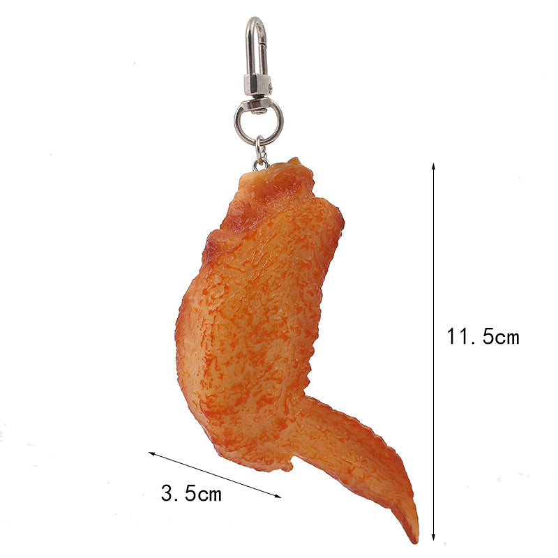 Wholesale  Orleans grilled wings food keychain