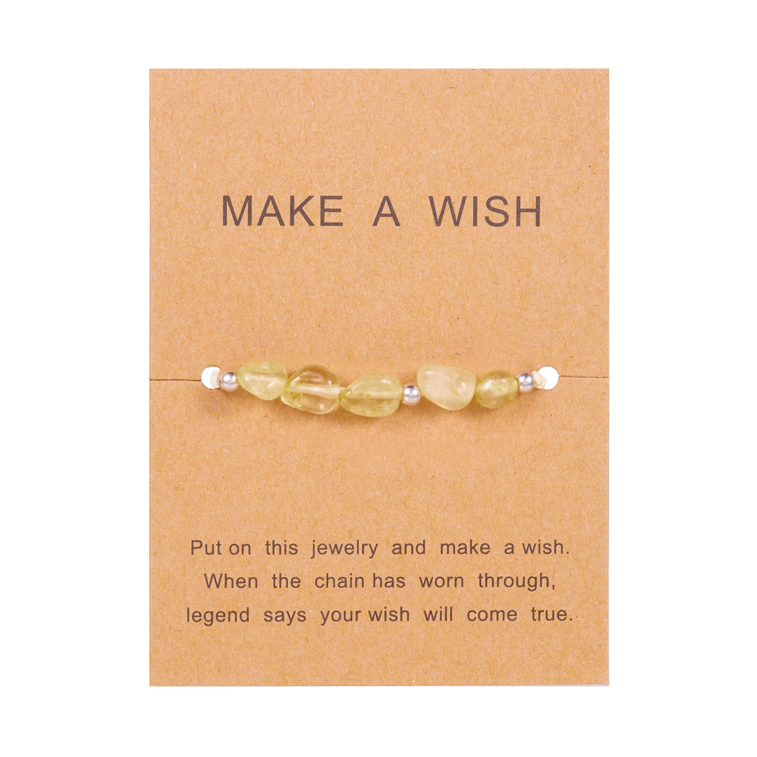 Wholesale Irregular Natural Stone Hand-woven Adjustable Bracelet