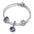 Wholesale S925 Sterling Silver Blue Ocean Star Language Star Valentine's Day Bracelet
