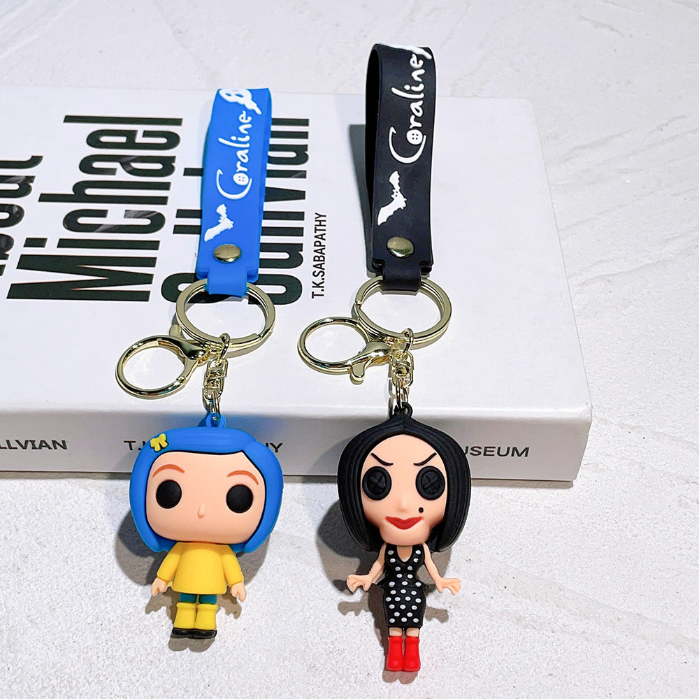 Wholesale Cartoon PVC Soft Glue Cute Keychain ACCVIP-KC-QiWei003