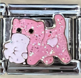 Wholesale Italian Charm Bracelet 9mm DIY Splicing Cute Dog Stainless Steel Composable Bracelet