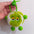 Wholesale cute little tennis ball rex rabbit fur keychain