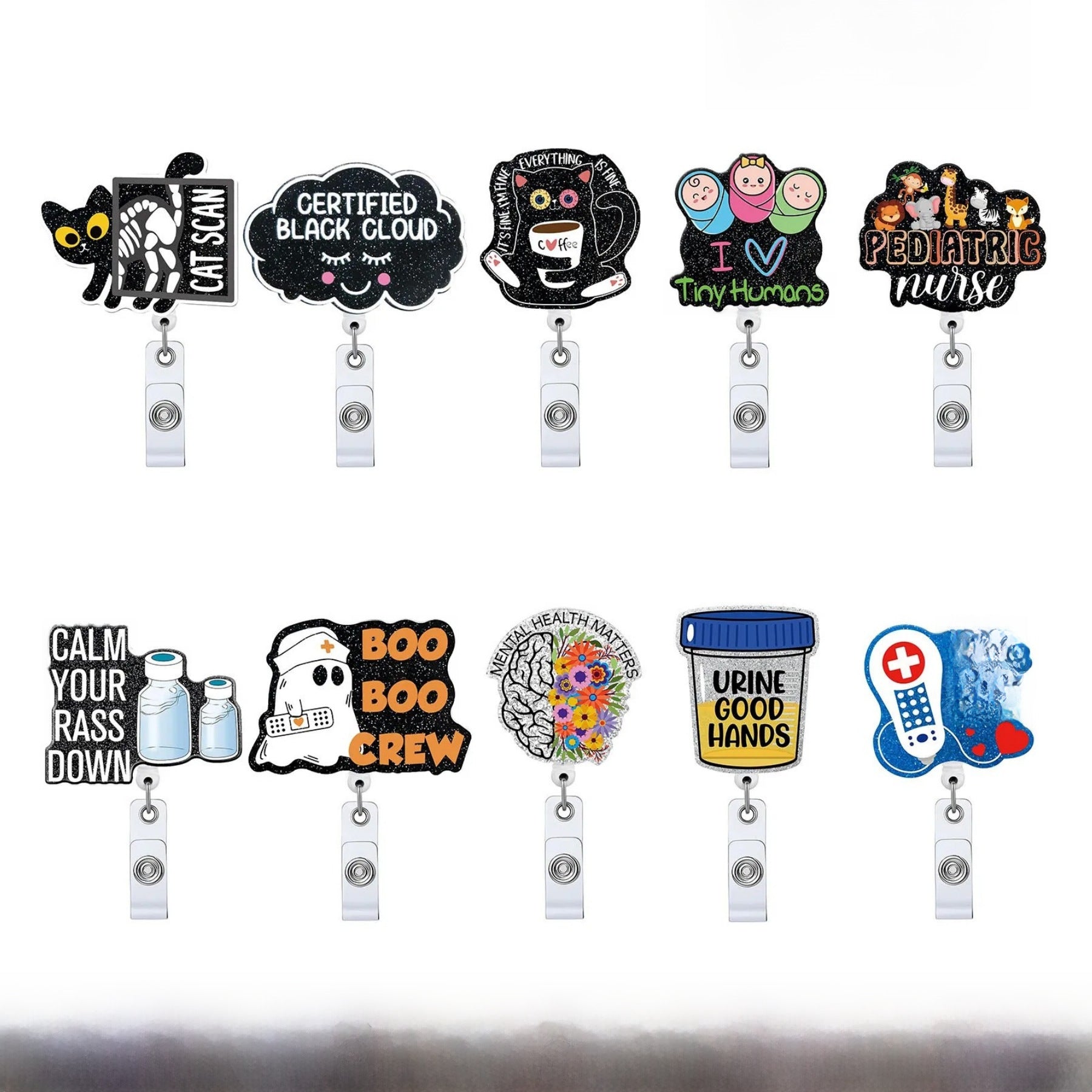 Wholesale Jesus Badge Reel Keychain