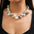 Wholesale  exaggerated large beads short collar necklaces
