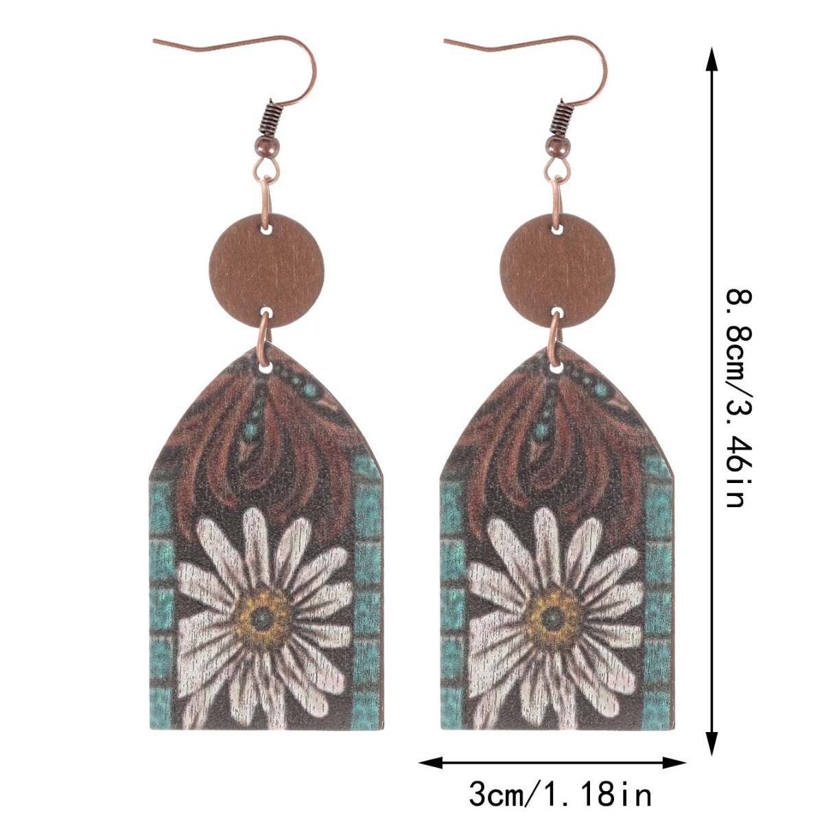 Wholesale  Western Style Wooden Earrings