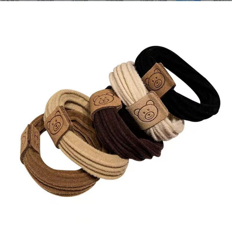 Wholesale 10pcs Bear Headband High Elastic Hair Scrunchies ACC-HS-Huidi014
