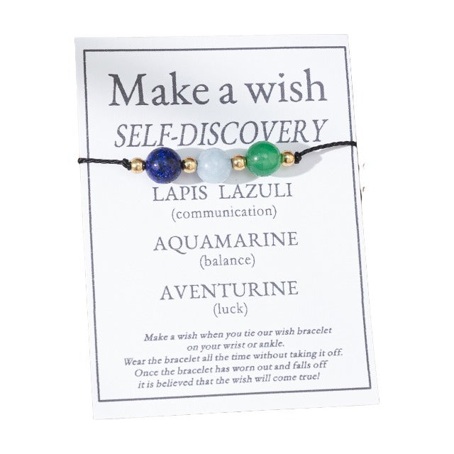 Bracciale di benedizione in pietra naturale all'ingrosso