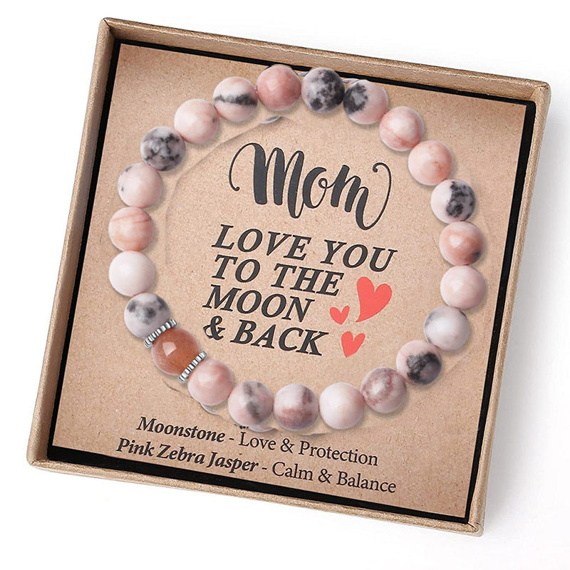 Wholesale  Mother's Day Pink Zebra Bracelet