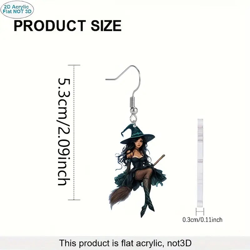 Wholesale Halloween witch earrings