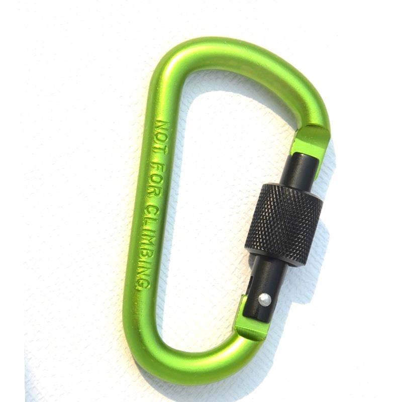 Wholesale Bold 8CM D-type Locking Carabiner Aluminum Alloy Backpack Buckle ACC-KC-KaBiao013