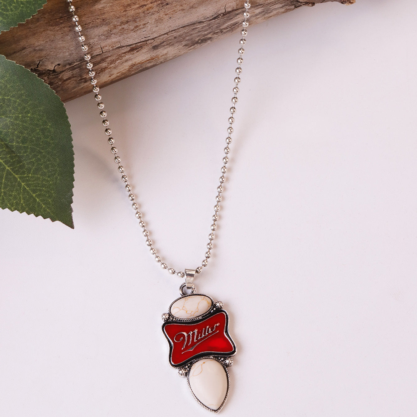 Wholesale Retro Geometric Drip Oil Pendant Necklace,  Fashion Jewelry Accessory for Everyday Wear or Gift Giving
