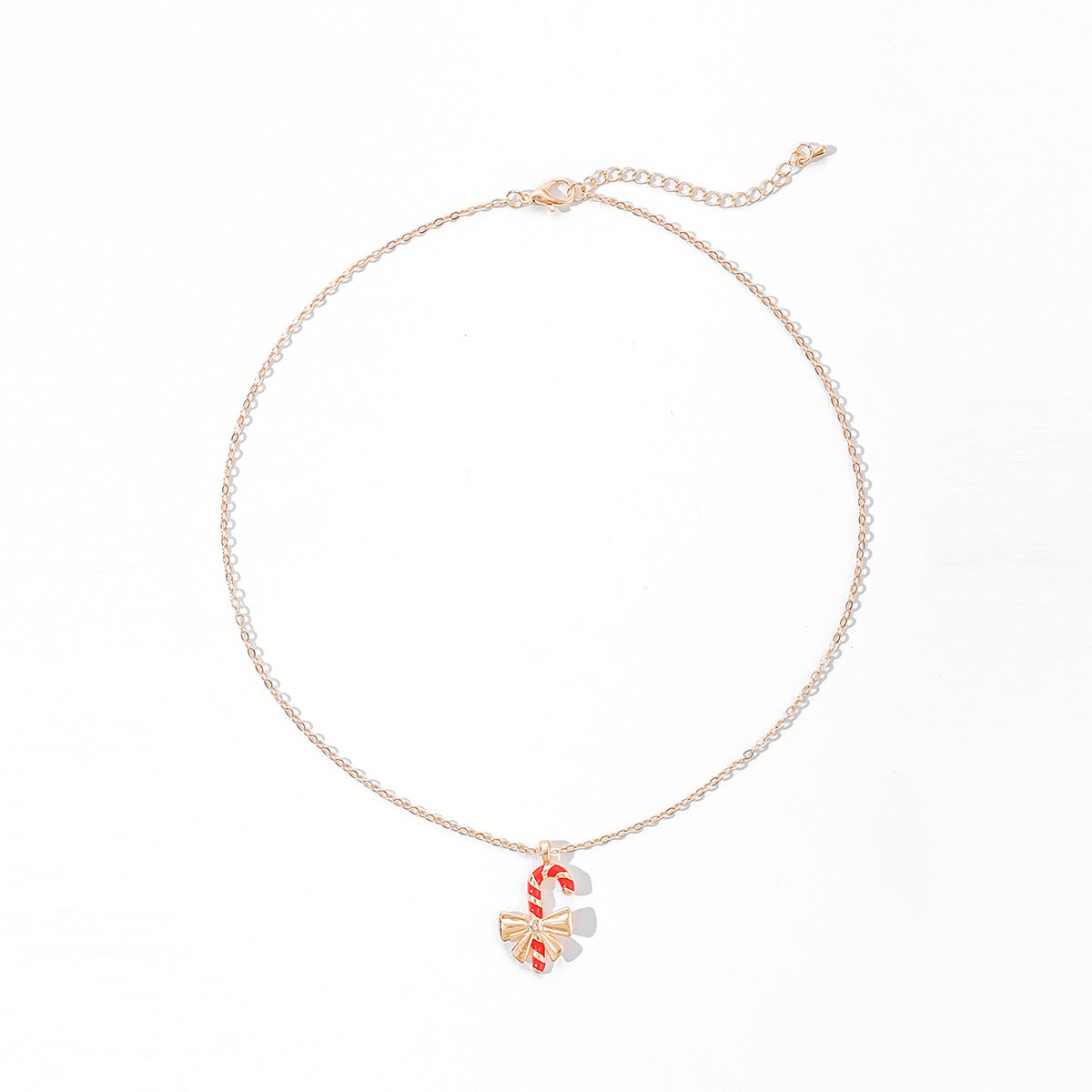 Wholesale Christmas cartoon oil dripping  elk necklace