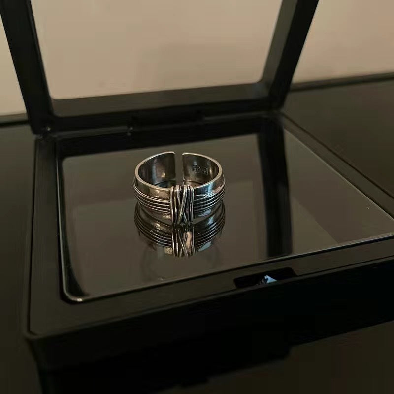 Wholesale Men's Vintage Open Adjustable Ring ACC-RS-YuMei002
