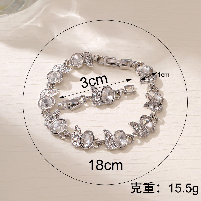 Wholesale  zircon seven-color bracelet