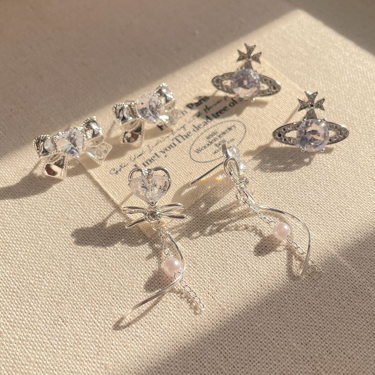 Wholesale Bow Earrings Simple Earrings Exquisite Earrings ACC-ES-SenWai001