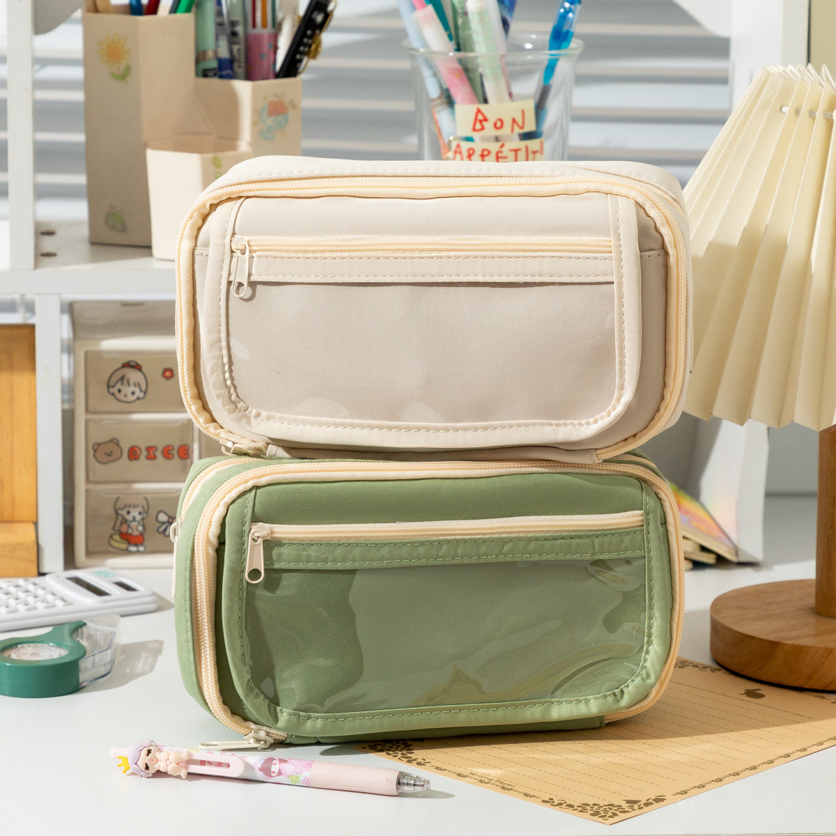 Wholesale pencil case large capacity stationery box