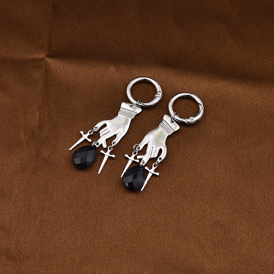 Wholesale punk hand cross pendant Shoes Charms