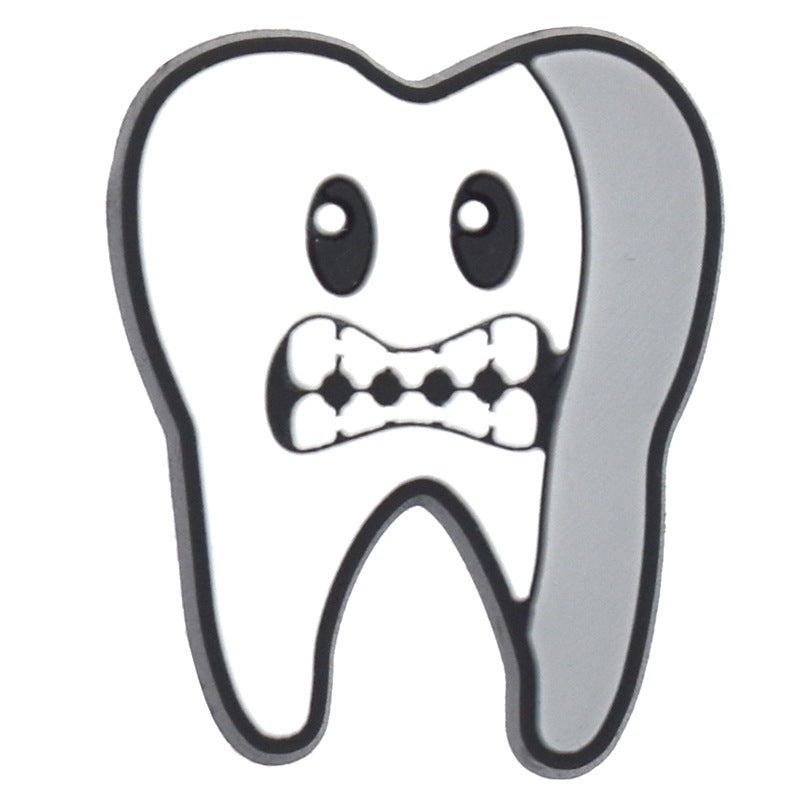 Wholesale Random 100pcs Teeth Series Shoes Accessories Shoes Charms