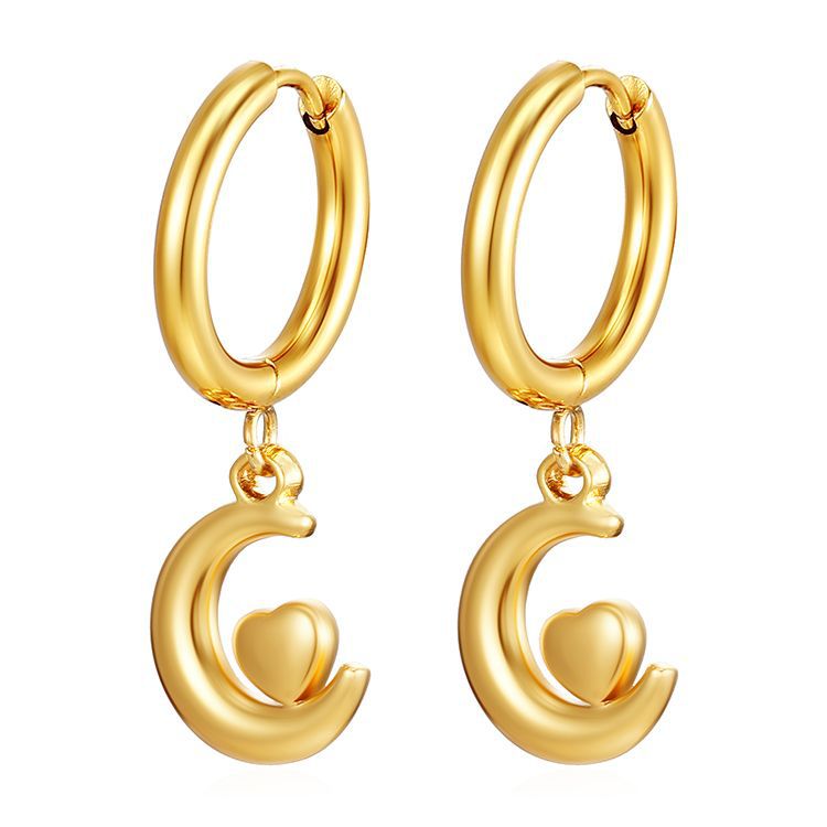 Wholesale 18K Gold Plated Stainless Steel Earrings ACC-ES-MuShan015