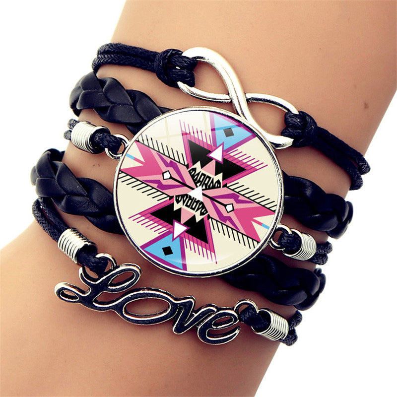 Wholesale Western Cowboy Country Leather Bracelet ACC-BT-JiaYun007