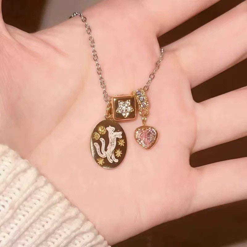 Wholesale  Vintage Green Butterfly Necklace