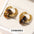 Wholesale  natural crystal agate abacus beads titanium steel gold-plated earrings