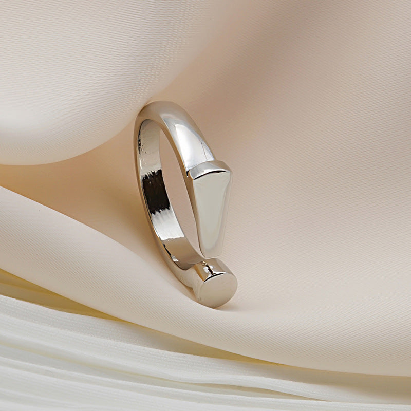 Wholesale Rhinestone Butterfly Cat Ear Zipper Alloy Ring ACC-RS-MDD002