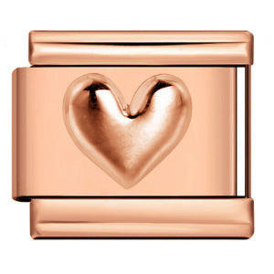 Wholesale Italian Charm Bracelet 9mm DIY Splicing Rose Gold Series Stainless Steel Composable Bracelet