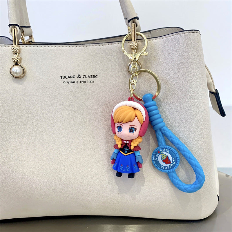 Wholesale  cute snow baby silicone doll pendant keychains ACCVIP