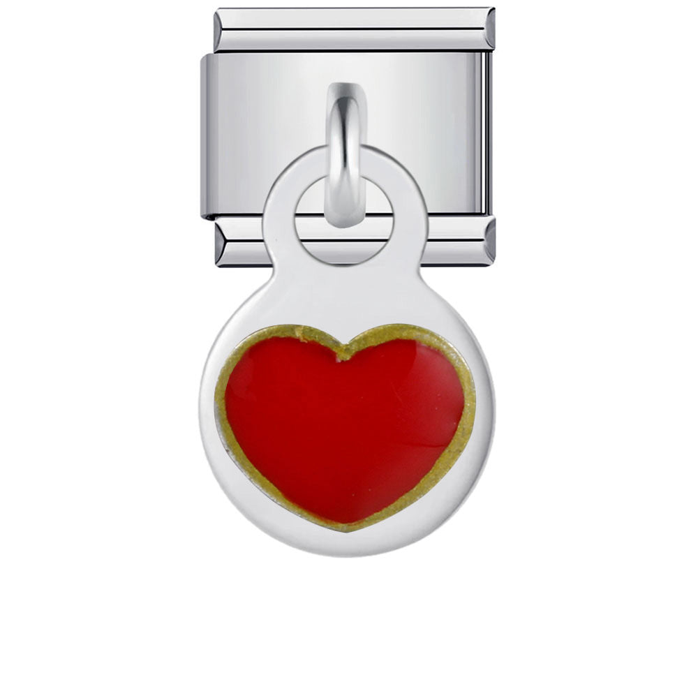 Wholesale Italian Charm Bracelet 9mm DIY Splicing Removable Oil Drop Heart Eyes Stainless Steel Composable Bracelet