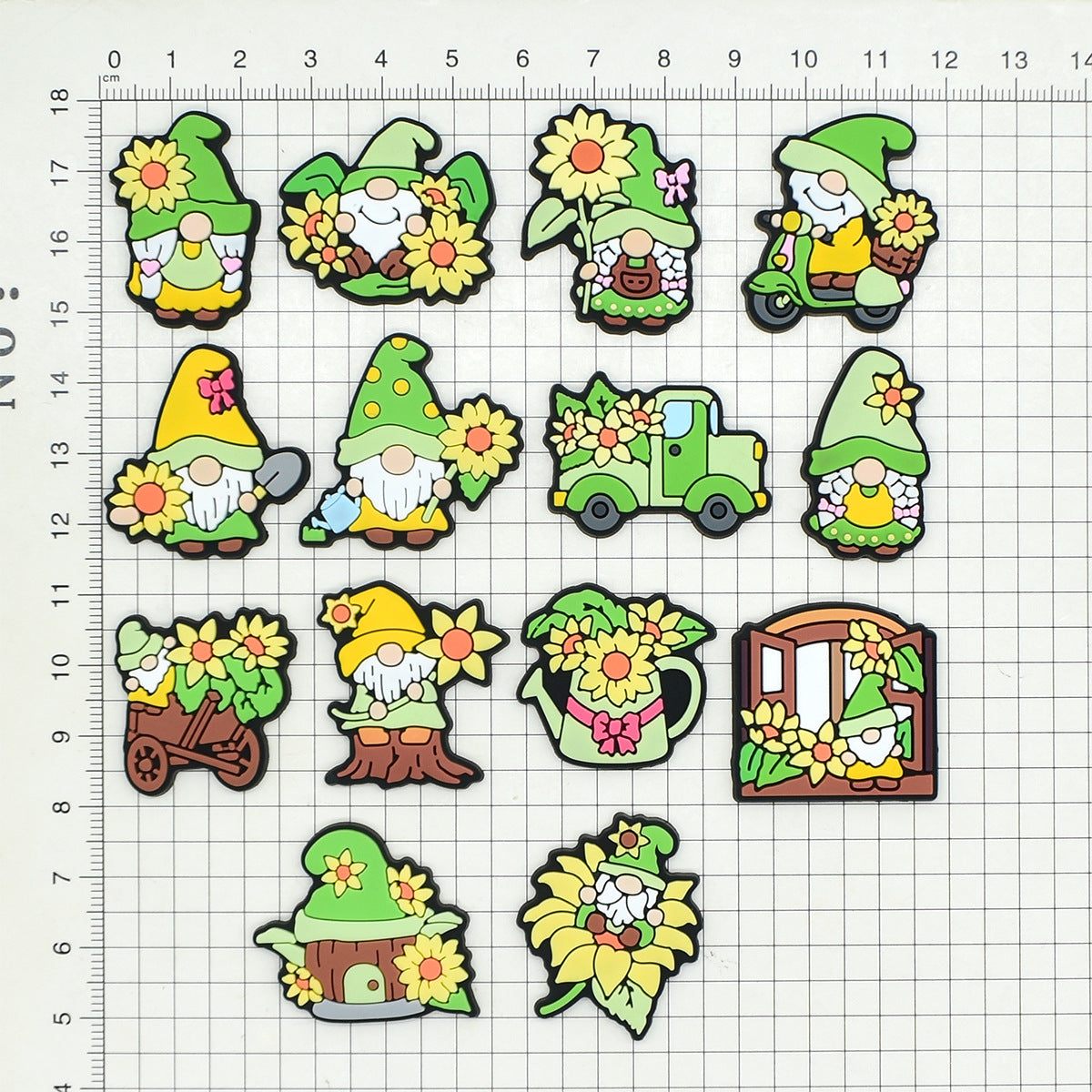 Wholesale Random 100pcs Cartoon Goblin Series Shoes Accessories Shoes Charms