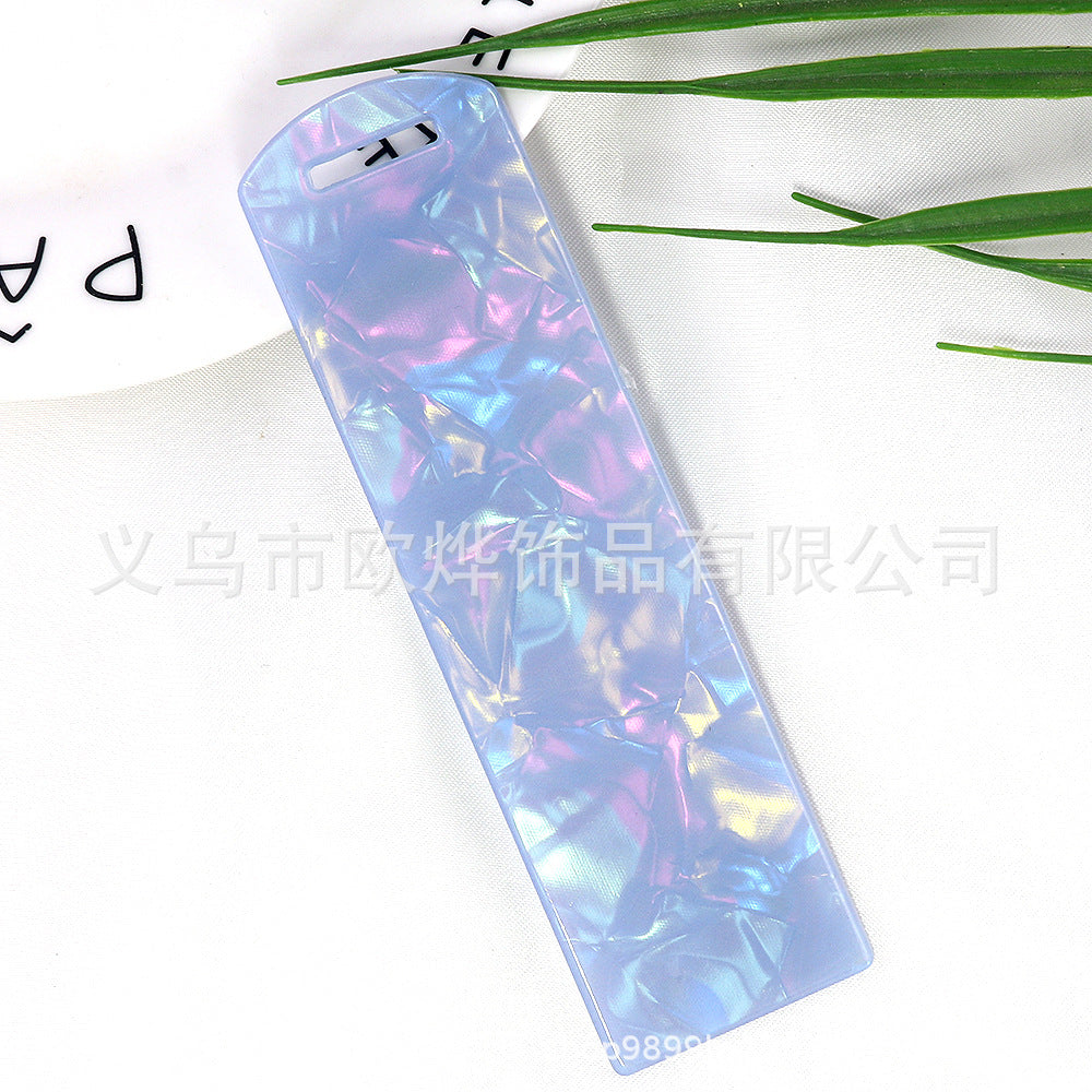 Wholesale 10PCS DIY Textured Acrylic Bookmarks