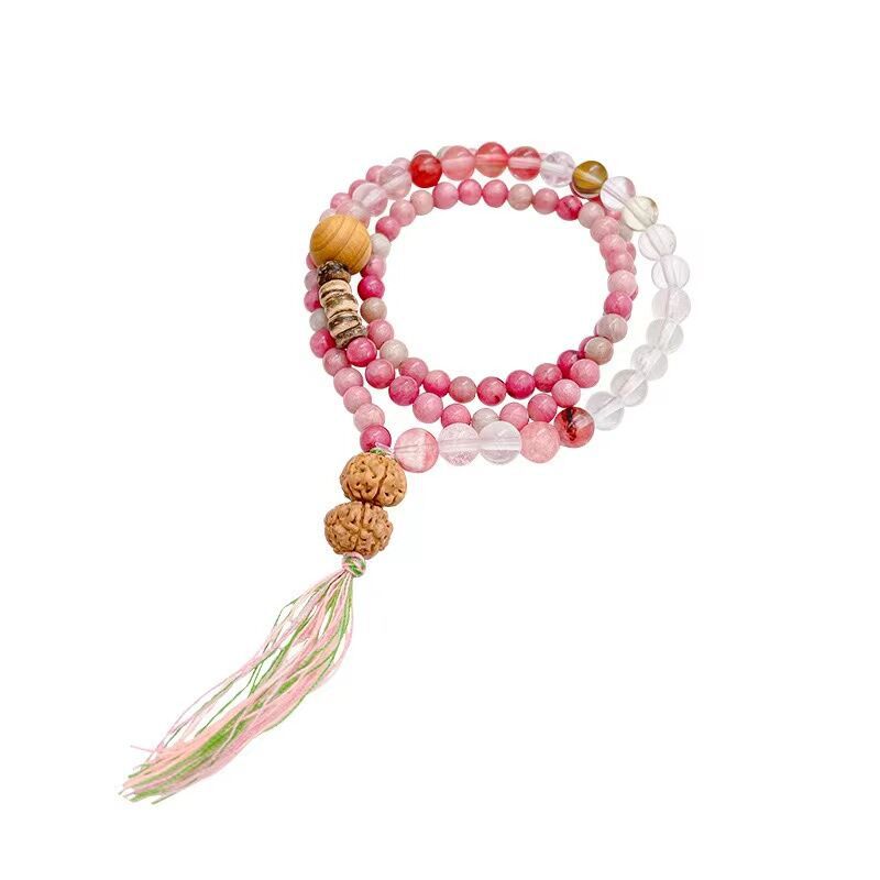 Wholesale  Multi-layer Stacked Wearing Peach Bead Bracelet