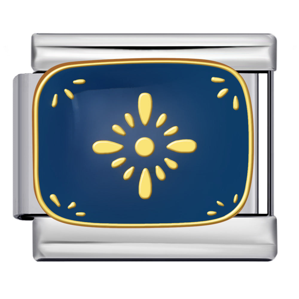 Wholesale Italian modularMedieval-style  titanium steel  DIY bracelet